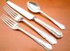 Knife 9-1/2'', Notched between handle & blade, Fork 7-7/8'', <BR>          Salad Fork, Teaspoon   PREOWNED