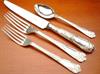 Knife 9-1/2'', Fork 7-7/8'', Salad Fork, Teaspoon <BR>          Like new pre-owned condition satisfaction guaranteed.