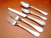 Knife 9-1/2'', Fork 7-7/8'', Salad Fork, Teaspoon, place soup spoon