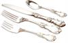 Knife 9-1/2'', Fork 7-7/8'', Salad Fork, Teaspoon <BR>          Like new pre-owned condition satisfaction guaranteed.