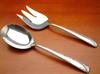 usually about 9 1/4'' - 11 1/2'' pre-owned <br> Includes Salad serving fork and spoon