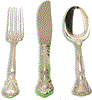 3 Piece Set, Childs Knife, Fork & Spoon. Age 3 - 8