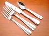 Knife 8-7/8'', Fork 7'', Salad Fork, Teaspoon, <BR>       Like new pre-owned condition satisfaction guaranteed.