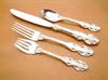 Knife 8-7/8'', Fork 7'', Salad Fork, Teaspoon, <BR>       Like new pre-owned condition satisfaction guaranteed.