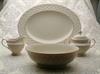 like new pre-owned, includes: 16'' oval platter, open vegetable bowl, creamer & sugar &lid.