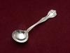 Round bowl soup spoons about 5 3/4'' <BR>  Not the most common piece, cream soups are more popular.