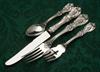 Knife 9-1/2'', Notched between handle & blade, Fork 7-7/8'', <BR>          Salad Fork, Teaspoon   PREOWNED