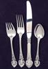 Knife 9'', Fork 7-1/2'', Salad Fork, Teaspoon<BR>     PREOWNED    - Standard size in this pattern