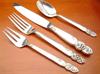 Knife 9'', Fork 7-1/2'', Salad Fork, Teaspoon<BR>     PREOWNED    - Standard size in this pattern