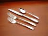 Knife 9'', Fork 7-1/2'', Salad Fork, Teaspoon, <BR>         Factory 1st brand new in wrappers