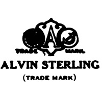 Vtg 1950s Alvin Sterling Silver Fork Prince Eugene Pattern 6 1/2” 43.4 Grams