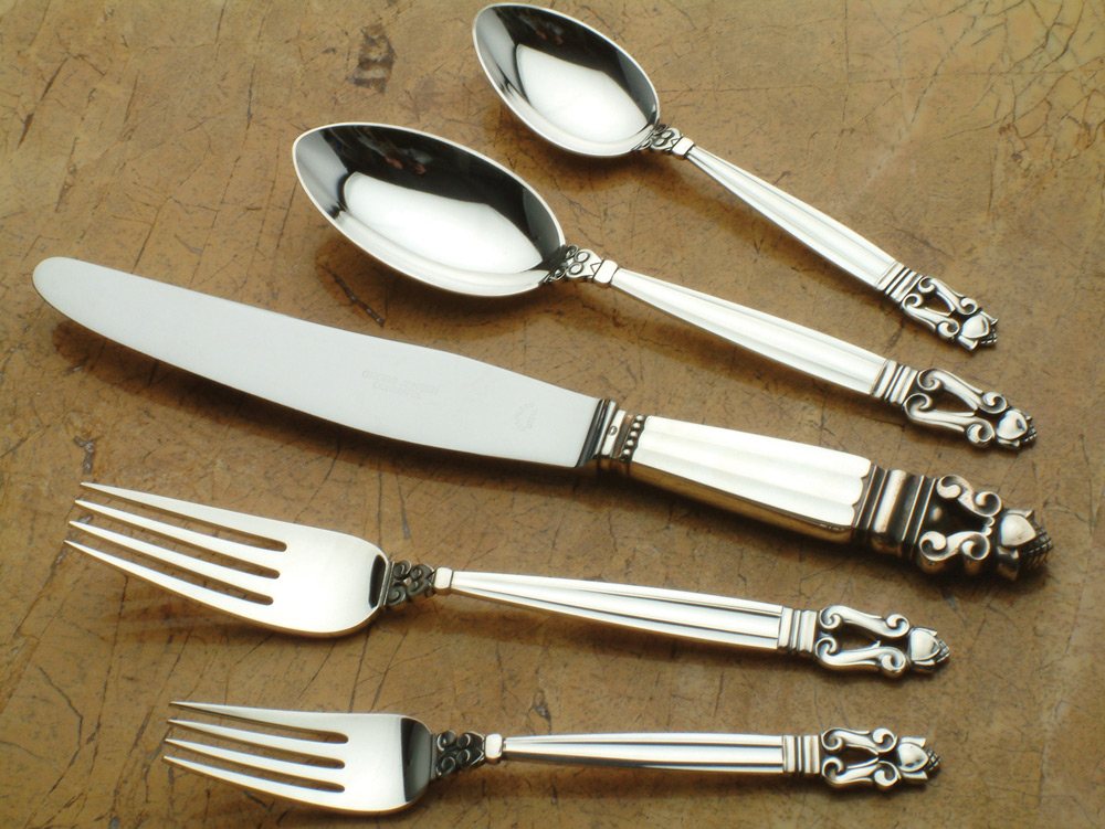 Georg jensen sterling hot sale silver flatware