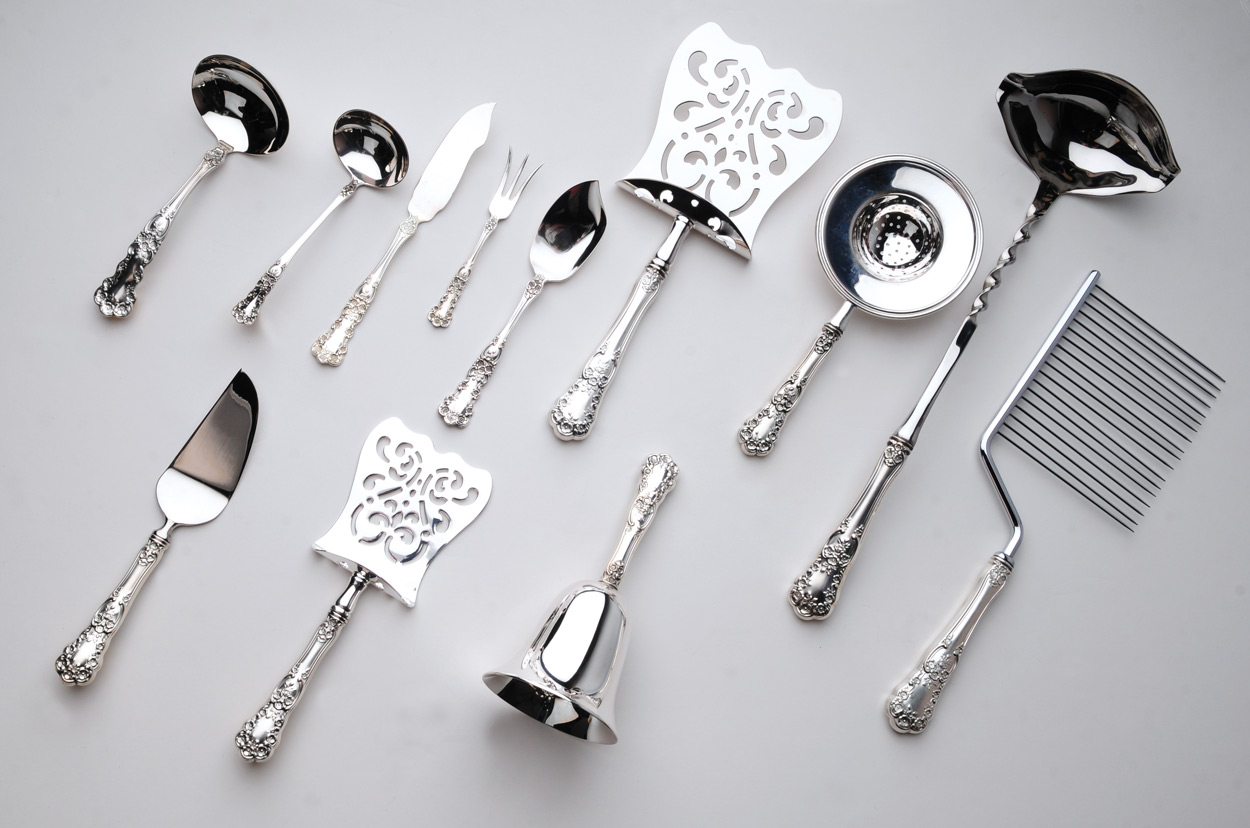 Gorham sterling silver hot sale flatware buttercup pattern