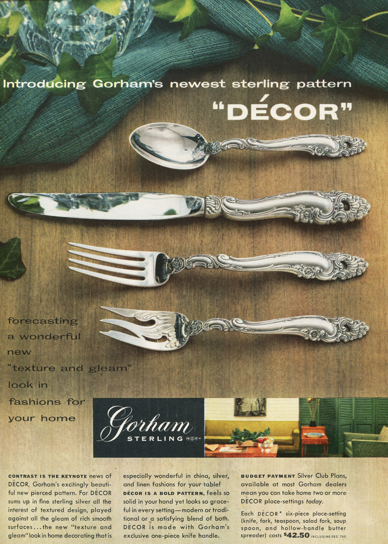 Decor 1950s advertisement