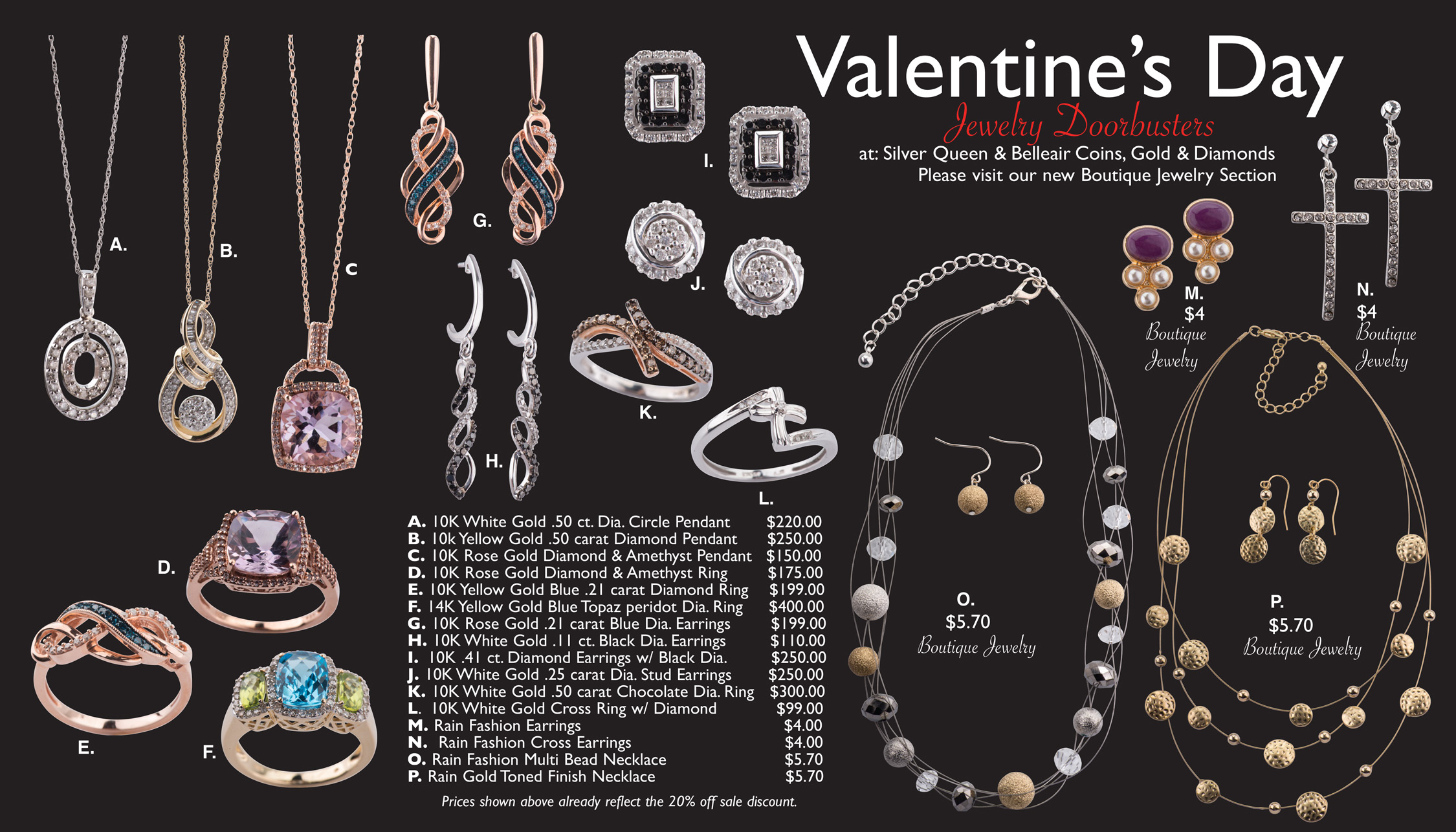 Valentine's Day Jewelry Flyer