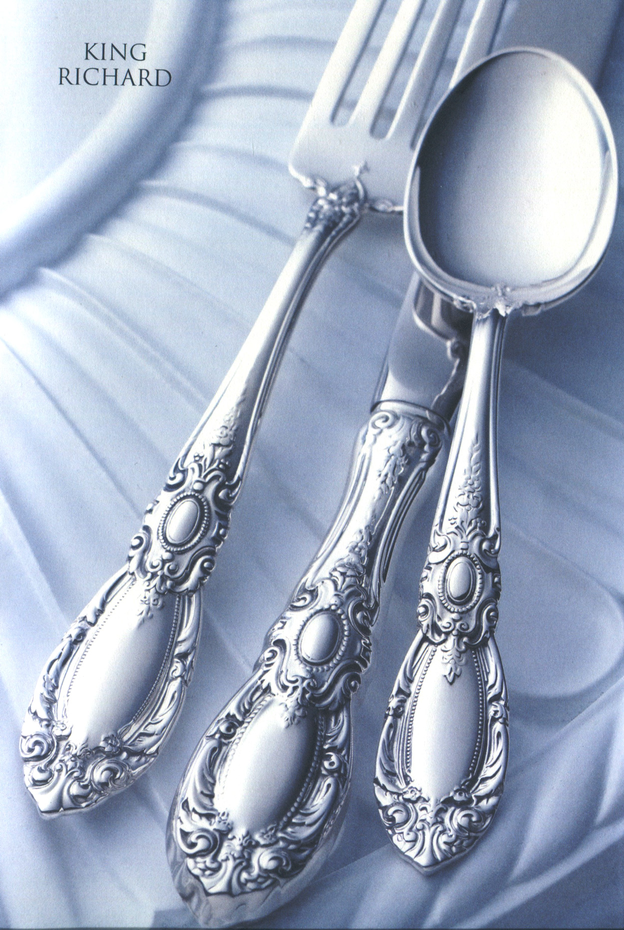 King richard sterling silver flatware sale