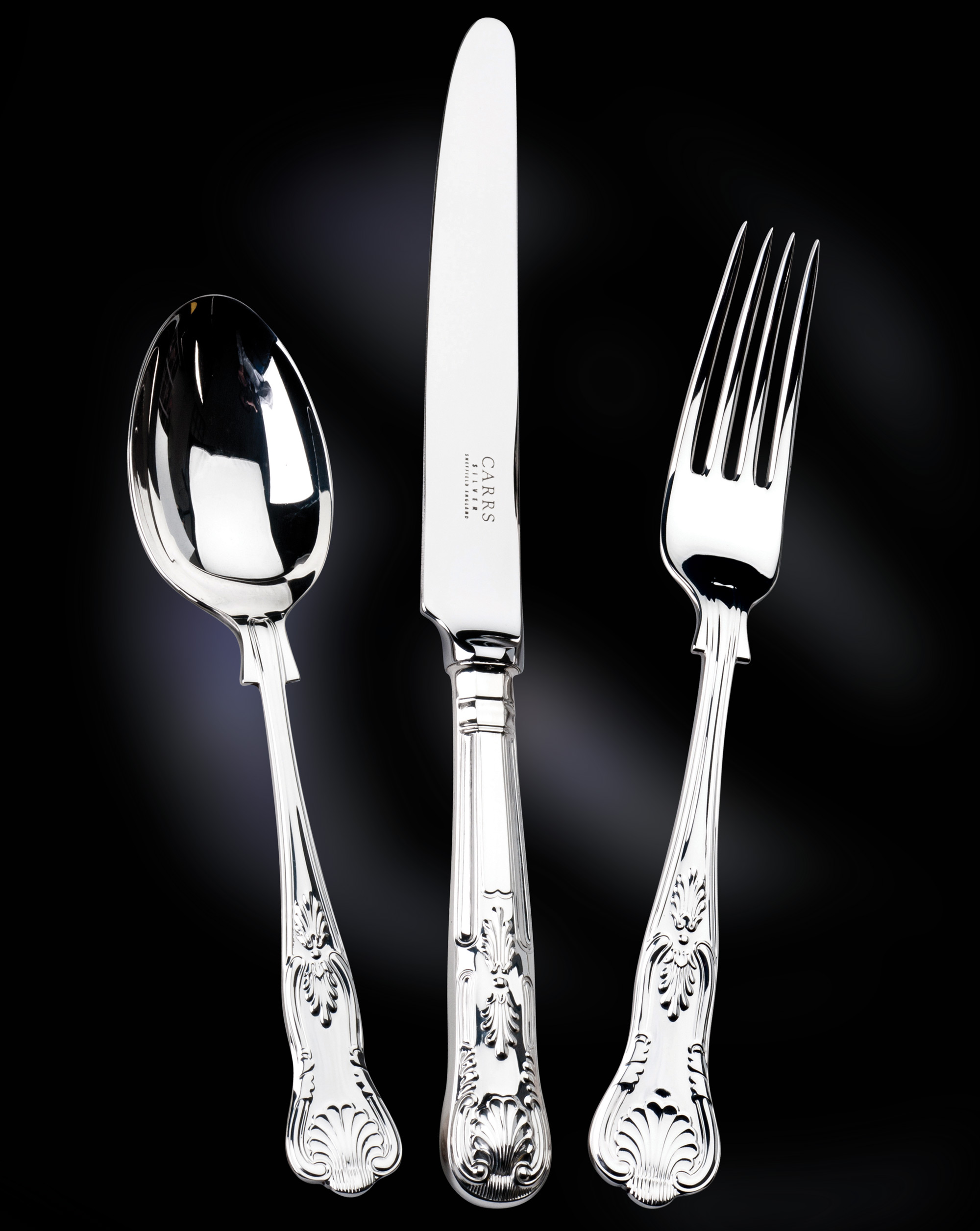 Kings Carrs Sheffield Sterling Silver Flatware