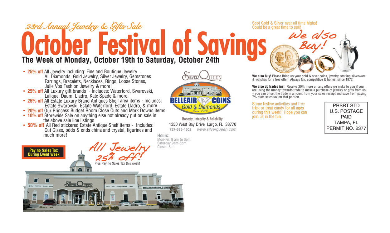 October Festival of Savings
