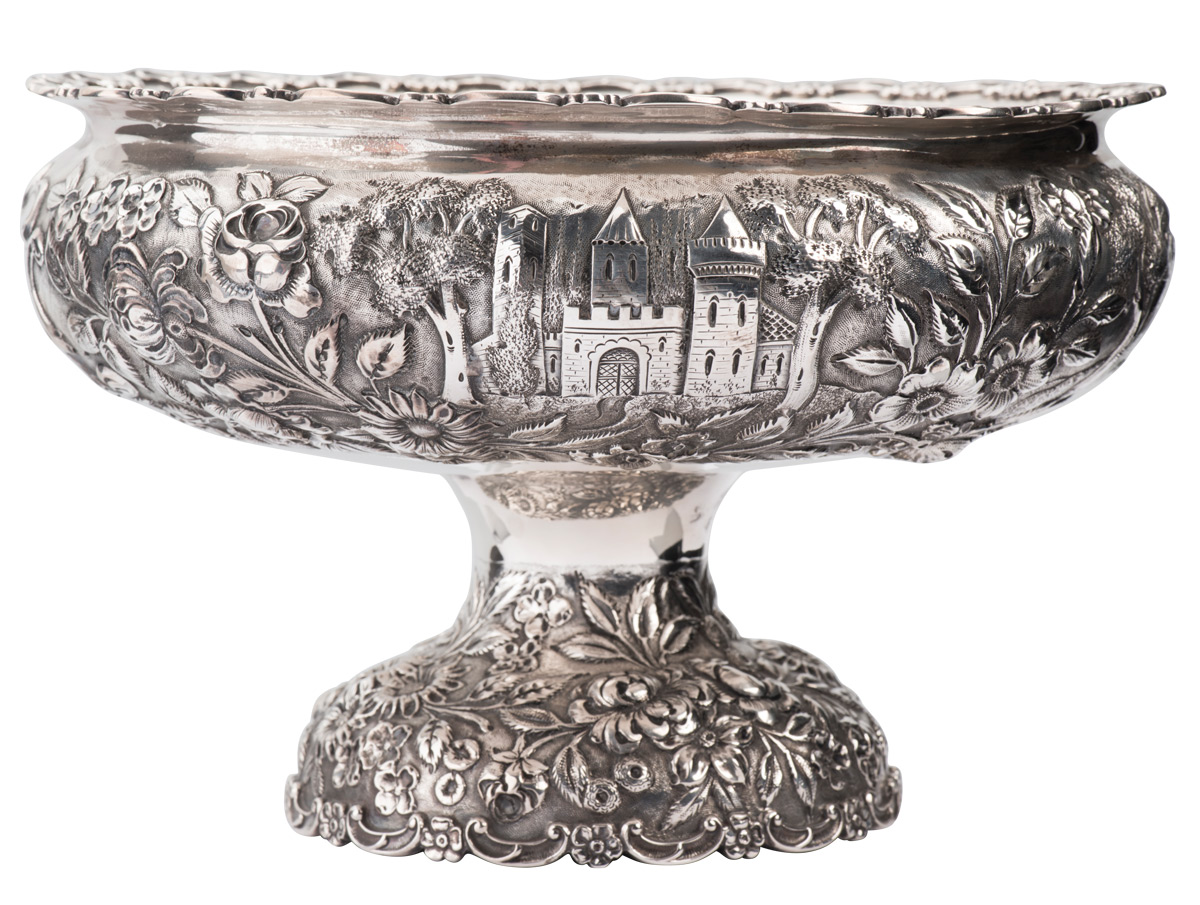 Repousse Castles Bowl