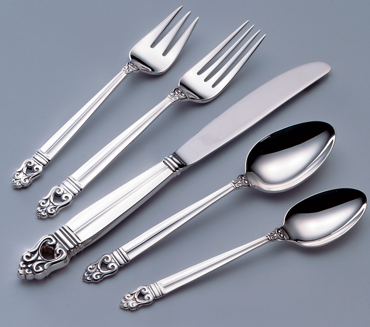 Details about   International Royal Danish Sterling Silver Slotted Spoon 