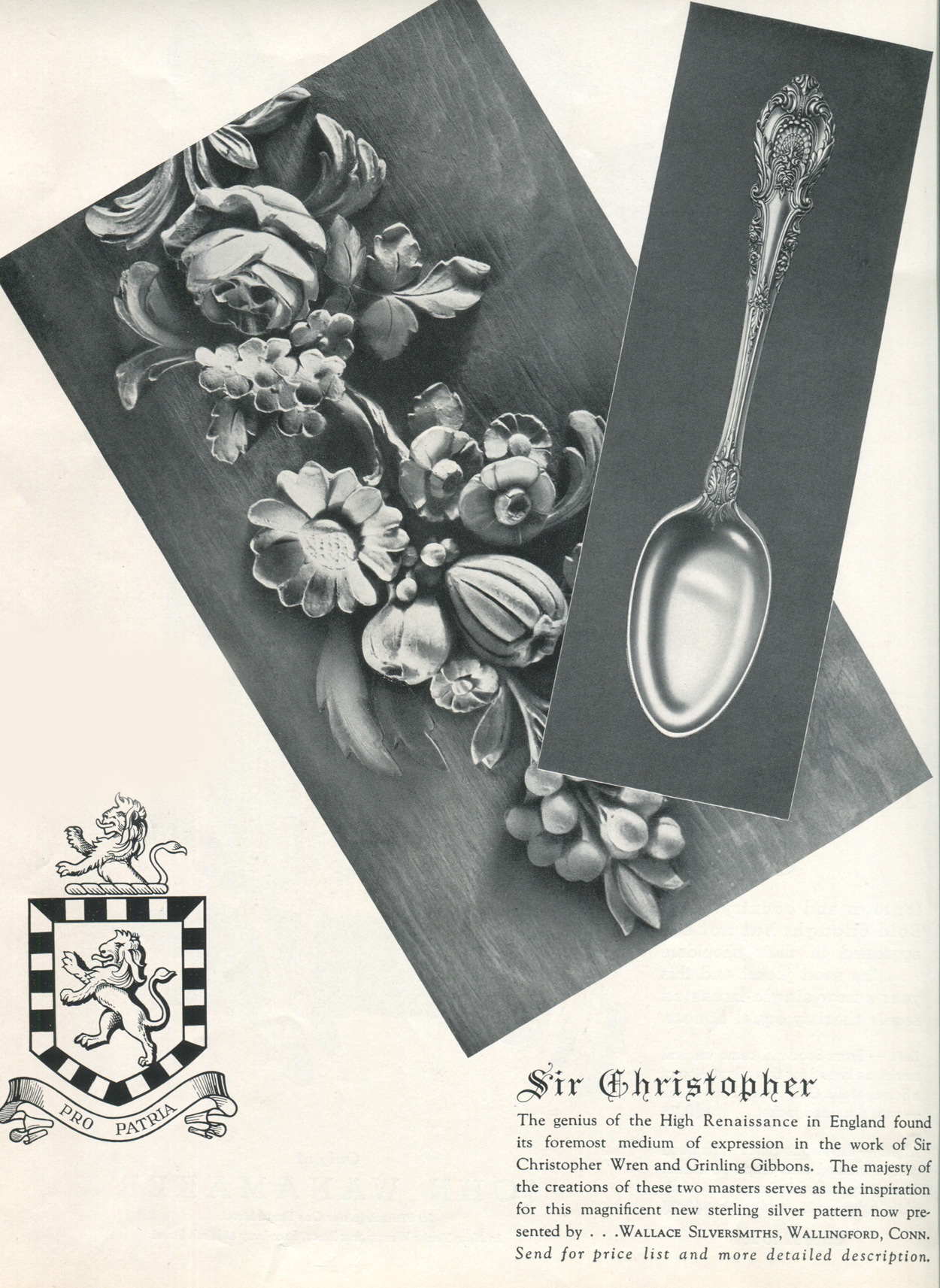 Sir christopher sterling on sale silverware by wallace