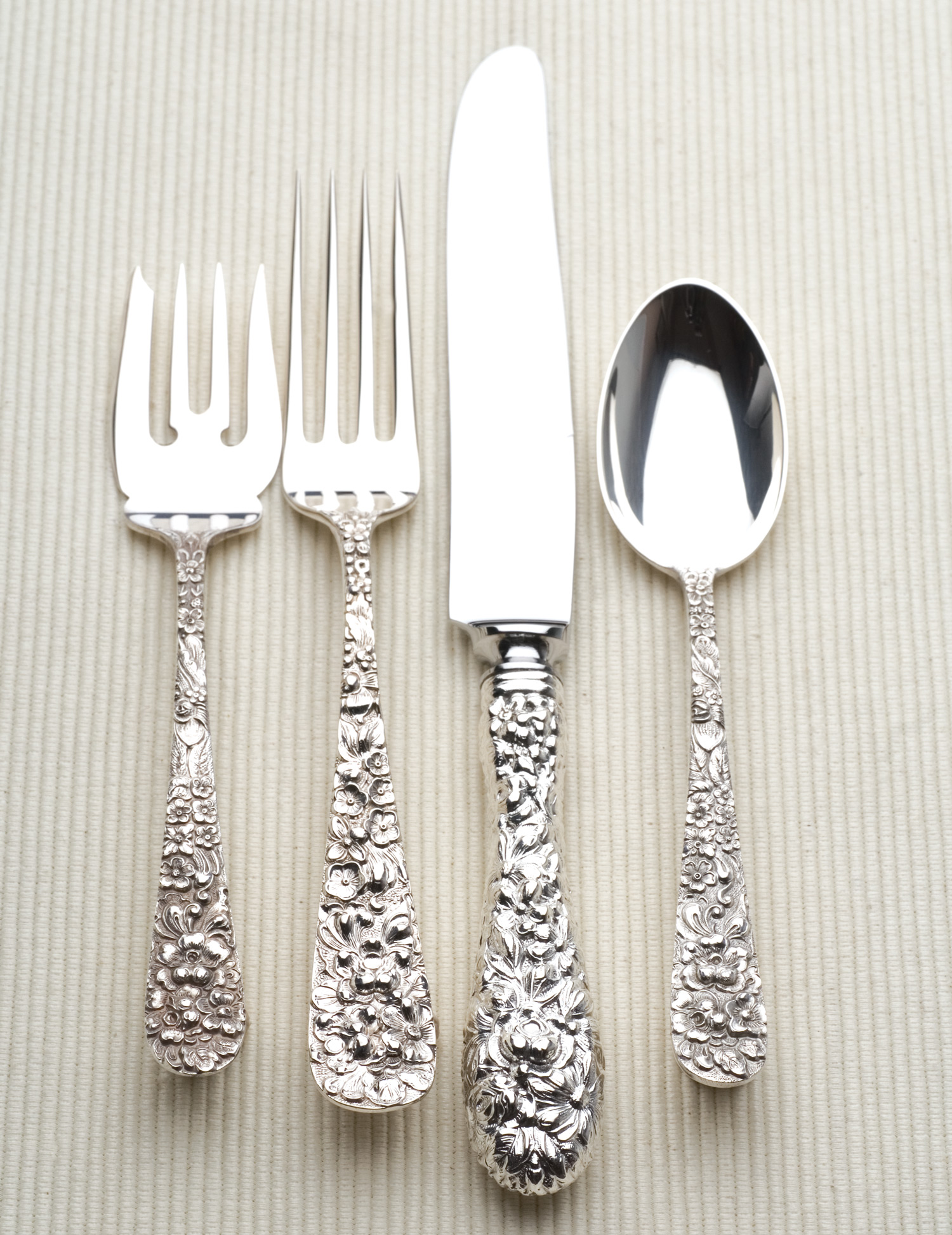 Stieff Rose Pickle Fork Details about   Sterling Silver Flatware 