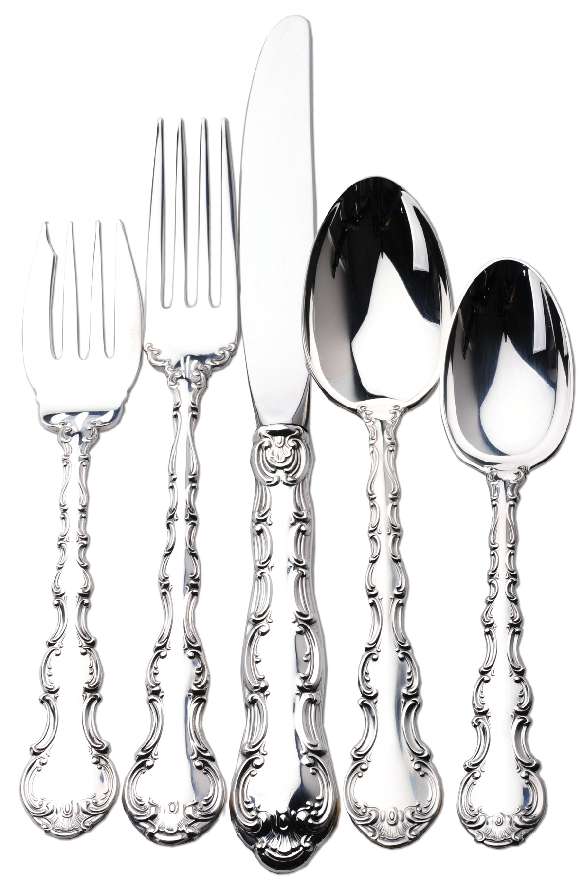 Strasbourg 5 piece setting sterling