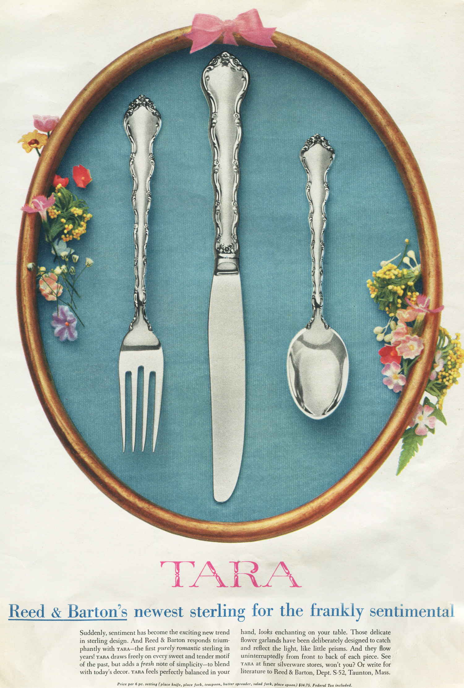 Reed and barton hot sale tara sterling flatware