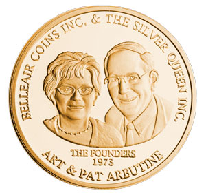 Art and Pat Gold Coin