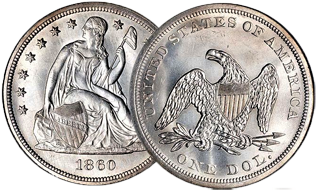 Seated Liberty Dollar