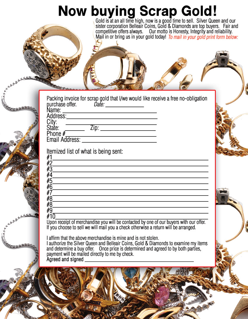 Gold Buying Form