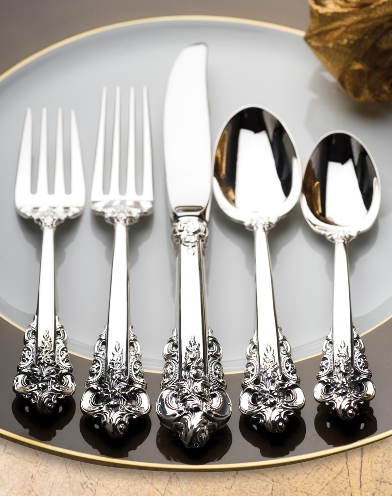 Grande Baroque 5 piece setting sterling