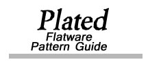 Plated Flatware Manufacturers List