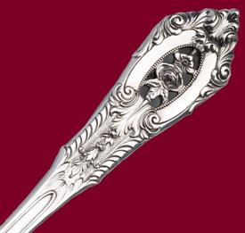 Rose Point by Wallace Sterling Silver Cake Server HH w/Stainless Custom Made 10" 