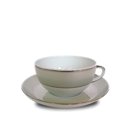 -CAPPUCCINO CUP & SAUCER                                                                                                                    