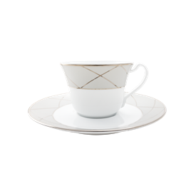 -EXTRA LARGE CAPPUCCINO CUP & SAUCER                                                                                                        