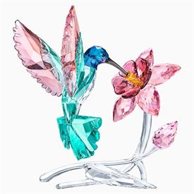 -,HUMMINGBIRD. CRYSTAL PARADISE COLLECTION. 5.75" TALL, 4.3" LONG, 4.8" WIDE                                                                
