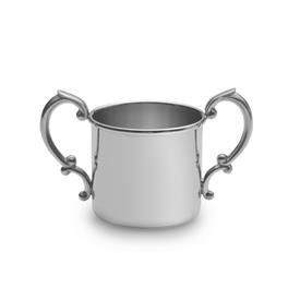 -,$892-2 PEWTER DOUBLE HANDLE BABY CUP.                                                                                                     