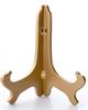 -9" GOLD WOOD PLATE STAND