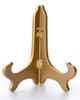 -7" GOLD WOOD PLATE STAND