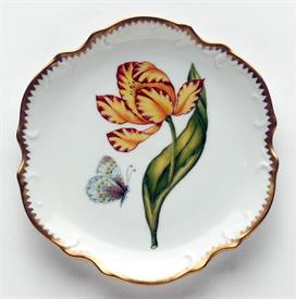 -BREAD PLATE, YELLOW & RED TULIP                                                                                                            