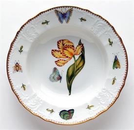 -SOUP PLATE, YELLOW & RED TULIP                                                                                                             