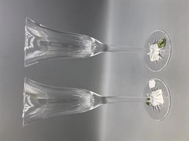 ,PAIR OF CHAMPAGNE FLUTES                                                                                                                   
