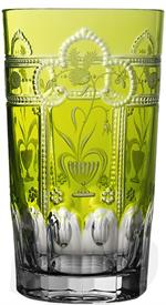 -YELLOW GREEN HIGHBALL GLASS                                                                                                                