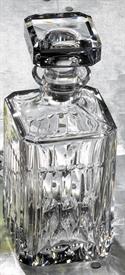-CLEAR WHISKEY DECANTER                                                                                                                     