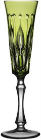 -YELLOW GREEN CHAMPAGNE FLUTE                                                                                                               