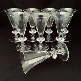 ,SET OF 8 #7737 WATER GOBLETS IN ORIGINAL 1950'S BOX WITH SLEEVES. 7.25" TALL                                                               