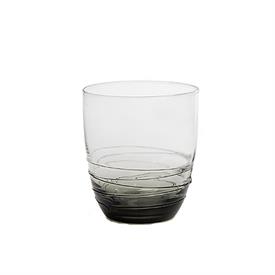 -SMOKE DOUBLE OLD FASHIONED GLASS                                                                                                           