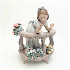 ,5467 "MAY FLOWERS" GIRL WITH BASKET OF FLOWERS 6.5" TALL 4.5" NO BOX                                                                       