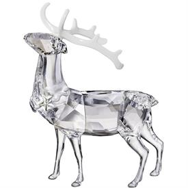 ,CHRISTMAS STAG #1133076 FIGURINE WITH BOX. 5.8" TALL, 4" LONG, 2" WIDE                                                                     